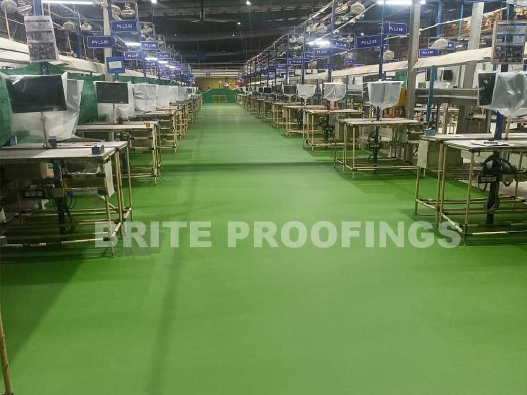 Industrial flooring application
